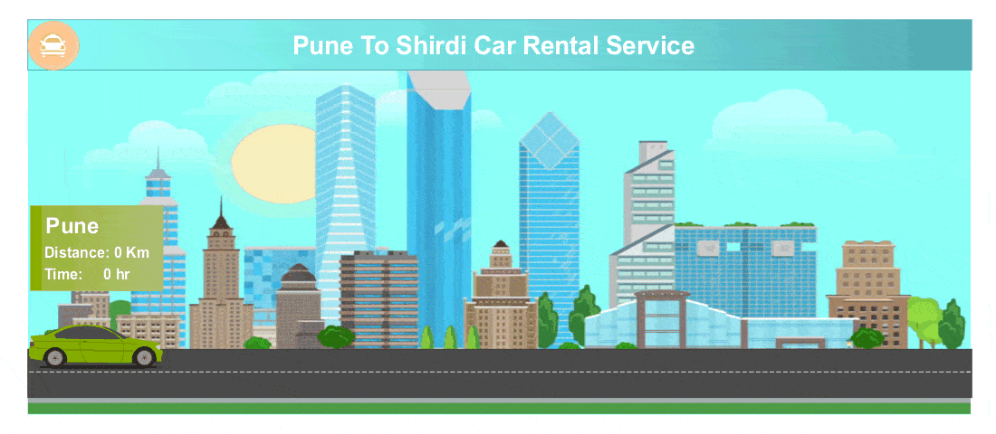 Pune to Shirdi Car Rental Root